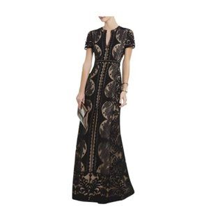 Bcbgmaxazria Black Dress Cailean Lace